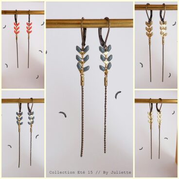 Collection DELPHES ▲ Boucles d'oreilles